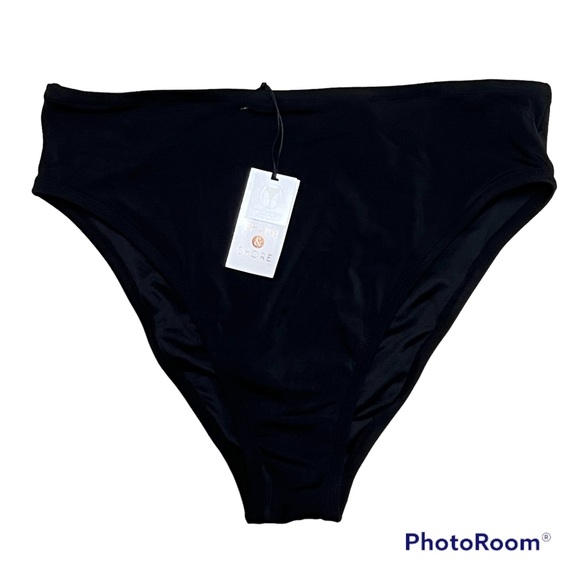 Shade & Shore High Waist Extra Cheeky Bikini Bottoms  NWT - Picture 3 of 5
